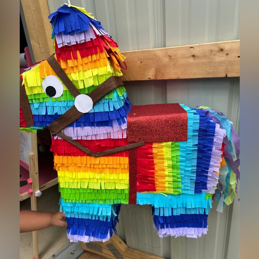Colorful Donkey Pinata for Kids - Picture 5 of 8